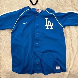 La Dodgers boys Loney authentic baseball jersey NWOT